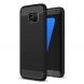 Защитный чехол UniCase Carbon для Samsung Galaxy S7 edge (G935) - Black. Фото 1 из 8