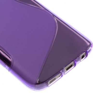 Силиконовая накладка Deexe S Line для Samsung Galaxy S7 (G930) - Violet