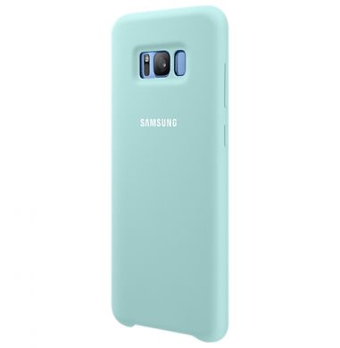 Силіконовий (TPU) чохол Silicone Cover для Samsung Galaxy S8 Plus (G955) EF-PG955TLEGRU - Blue