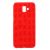 Силиконовый чехол Deexe 3D Diamond Texture для Samsung Galaxy J6+ (J610) - Red