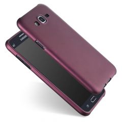 Силиконовый чехол X-LEVEL Matte TPU для Samsung J7 (J700) / J7 Neo (J701) - Wine Red