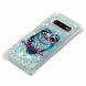 Силиконовый (TPU) чехол Deexe Liquid Glitter для Samsung Galaxy S10 Plus (G975) - Owl Pattern. Фото 6 из 7