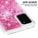 Силиконовый (TPU) чехол Deexe Liquid Glitter для Samsung Galaxy S20 (G980) - Pink. Фото 5 из 7