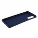 Силиконовый (TPU) чехол Deexe Matte Case для Samsung Galaxy S20 (G980) - Dark Blue. Фото 5 из 5