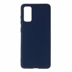 Силіконовий (TPU) чохол Deexe Matte Case для Samsung Galaxy S20 (G980) - Dark Blue