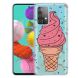 Силиконовый (TPU) чехол Deexe Pretty Glossy для Samsung Galaxy A32 (А325) - Big Ice Cream. Фото 1 из 4