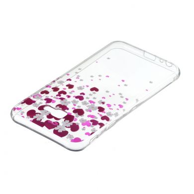 Силиконовый (TPU) чехол Deexe Pretty Glossy для Samsung Galaxy J4+ (J415) - Hearts