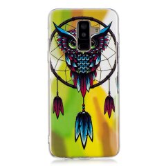 Силиконовый (TPU) Deexe LumiCase для Samsung Galaxy A6+ 2018 (A605) - Owl and Dream Catcher