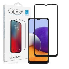Защитное стекло ACCLAB Full Glue для Samsung Galaxy A22 (A225) - Black