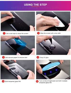 Защитное стекло MOCOLO 3D Curved UV Glass для Samsung Galaxy Note 20 Ultra (N985) (без лампы) - Black