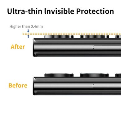 Защитное стекло на камеру ENKAY 9H Lens Protector для Samsung Galaxy S22 (S901) / S22 Plus (S906) - Black