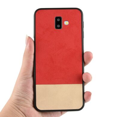 Защитный чехол Deexe Elegant Series для Samsung Galaxy J6+ (J610) - Red