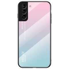 Защитный чехол Deexe Gradient Color для Samsung Galaxy S22 - Pink / Blue