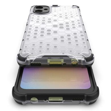 Защитный чехол Deexe Honeycomb Series для Samsung Galaxy A05 (A055) - Green