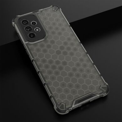 Защитный чехол Deexe Honeycomb Series для Samsung Galaxy A73 - Black