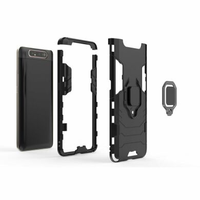Защитный чехол Deexe Hybrid Case для Samsung Galaxy A80 (A805) - Black
