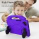 Защитный чехол Deexe Kids Stand для Samsung Galaxy Tab A7 Lite (T220/T225) - Purple. Фото 6 из 6