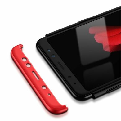 Захисний чохол GKK Double Dip Case для Samsung Galaxy A8 (A530) - Black / Silver