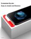 Защитный чехол GKK Double Dip Case для Samsung Galaxy S21 Ultra (G998) - Black / Red. Фото 11 из 13