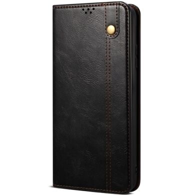Защитный чехол UniCase Leather Wallet для Samsung Galaxy A55 (A556) - Black