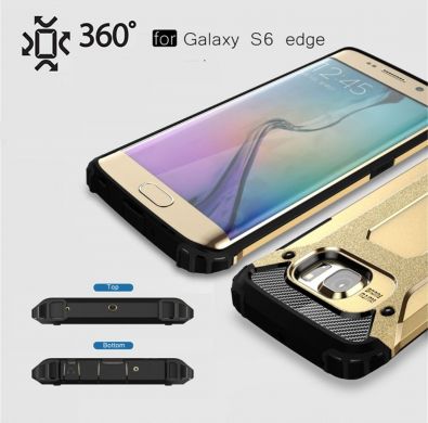 Защитный чехол UniCase Rugged Guard для Samsung Galaxy S6 edge (G925) - Silver