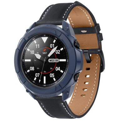 Защитный чехол UniCase Scale Ring Protection для Samsung Galaxy Watch 3 (41mm) - Dark Blue