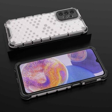 Защитный чехол Deexe Honeycomb Series для Samsung Galaxy A23 (A235) - Grey