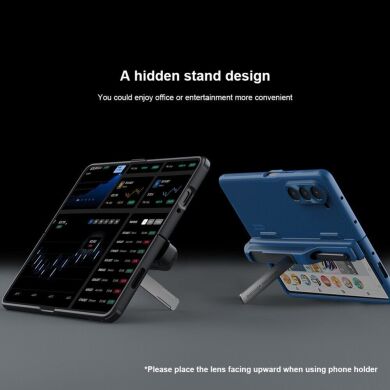 Пластиковый чехол NILLKIN Frosted Shield Pro (FF) для Samsung Galaxy Fold 5 - Blue