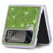 Защитный чехол Deexe Glitter Case для Samsung Galaxy Flip 4 - Green. Фото 3 из 10