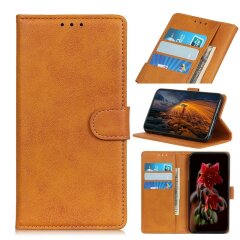 Чехол Deexe Classic Wallet для Samsung Galaxy A21s (A217) - Brown