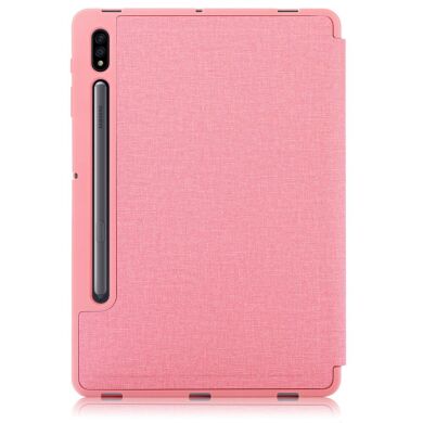 Чехол Deexe Origami Case для Samsung Galaxy Tab S7 FE (T730/T736) - Pink