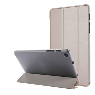 Чохол Deexe Silk Texture для Samsung Galaxy Tab A7 Lite (T220/T225) - Gold