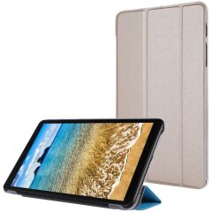 Чехол Deexe Silk Texture для Samsung Galaxy Tab A7 Lite (T220/T225) - Gold