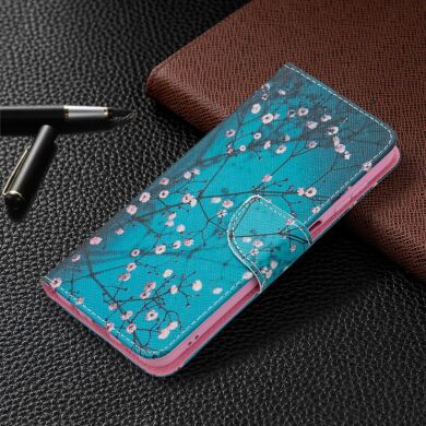 Чехол-книжка Deexe Color Wallet для Samsung Galaxy A13 5G (A136) / A04s (A047) - Plum Blossom