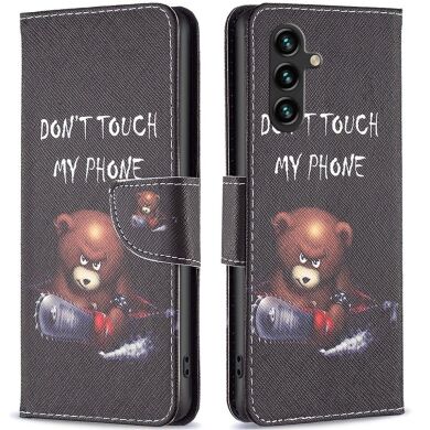 Чехол-книжка Deexe Color Wallet для Samsung Galaxy A55 (A556) - Bear