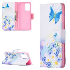 Чехол-книжка Deexe Color Wallet для Samsung Galaxy A72 (А725) - Butterfly and Flower