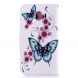 Чехол-книжка Deexe Color Wallet для Samsung Galaxy J4 2018 (J400) - Butterfly in Flowers D. Фото 3 из 8