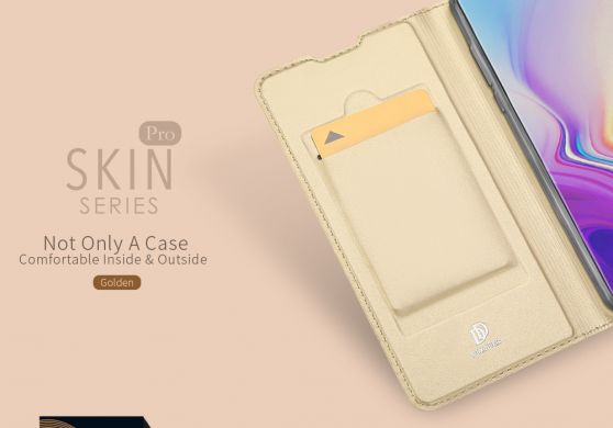 Чехол-книжка DUX DUCIS Skin Pro для Samsung Galaxy S10 - Rose Gold