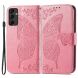 Чехол UniCase Butterfly Pattern для Samsung Galaxy A14 (А145) - Pink. Фото 1 из 8