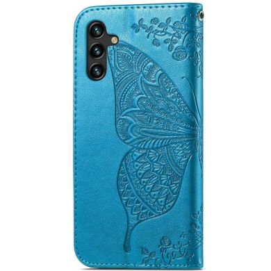 Чехол UniCase Butterfly Pattern для Samsung Galaxy A24 (A245) - Blue