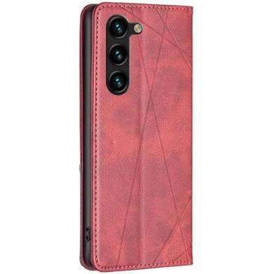 Чехол UniCase Geometric Pattern для Samsung Galaxy S24 Plus - Red