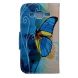 Deexe Cute Pattern! Чехол для Samsung Galaxy J2 (J200) - Blue Butterfly. Фото 3 из 5