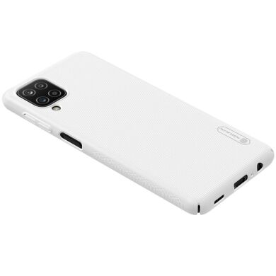 Пластиковый чехол NILLKIN Frosted Shield для Samsung Galaxy A12 (A125) / A12 Nacho (A127) - White