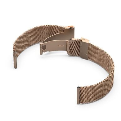Ремешок Deexe Milanese Bracelet для часов с шириной крепления 20мм - Rose Gold