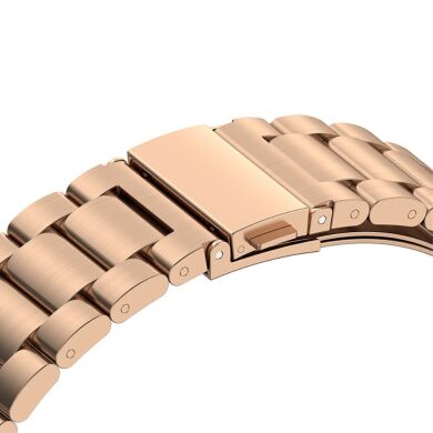 Ремешок Deexe Stainless Steel для Samsung Galaxy Watch 4 (40/44mm) / Watch 4 Classic (42/46mm) - Rose Gold