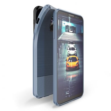 Силиконовый чехол DUX DUCIS Mojo Series для Samsung Galaxy A8 2018 (A530) - Blue