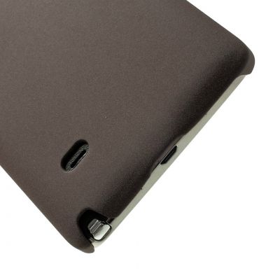 Пластиковая накладка Deexe Quicksand для Samsung Galaxy Note 4 (N910) - Khaki