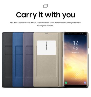 Чехол-книжка LED View Cover для Samsung Galaxy Note 8 (N950) EF-NN950PVEGRU - Violet