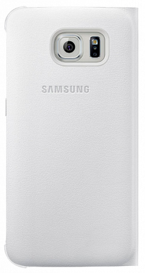 Чехол Flip Wallet PU для Samsung S6 Edge (G925) EF-WG925PBEGRU - White