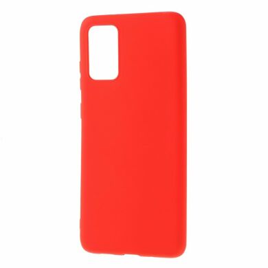 Силиконовый (TPU) чехол Deexe Matte Case для Samsung Galaxy S20 Plus (G985) - Red